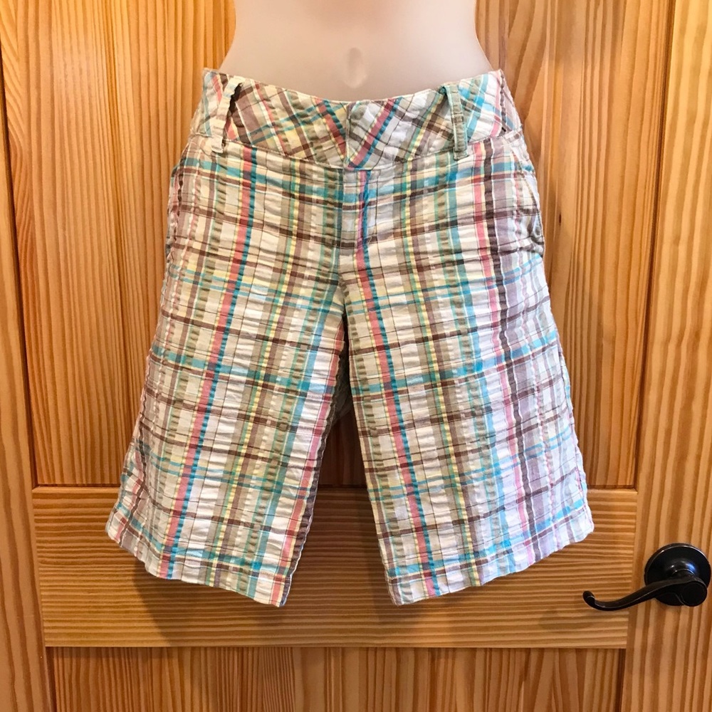 Like New-Vintage Plaid Pastel Shorts